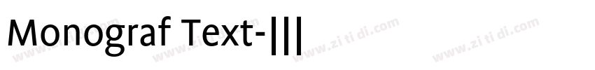 Monograf Text字体转换